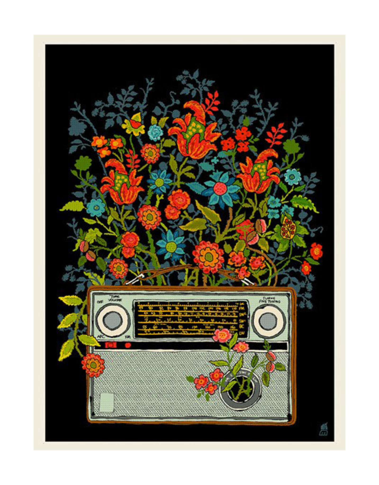 Flower Radio Print