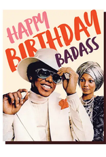 Happy Birthday Badass Greeting Card