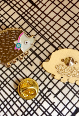 Hedgehog Enamel Pin