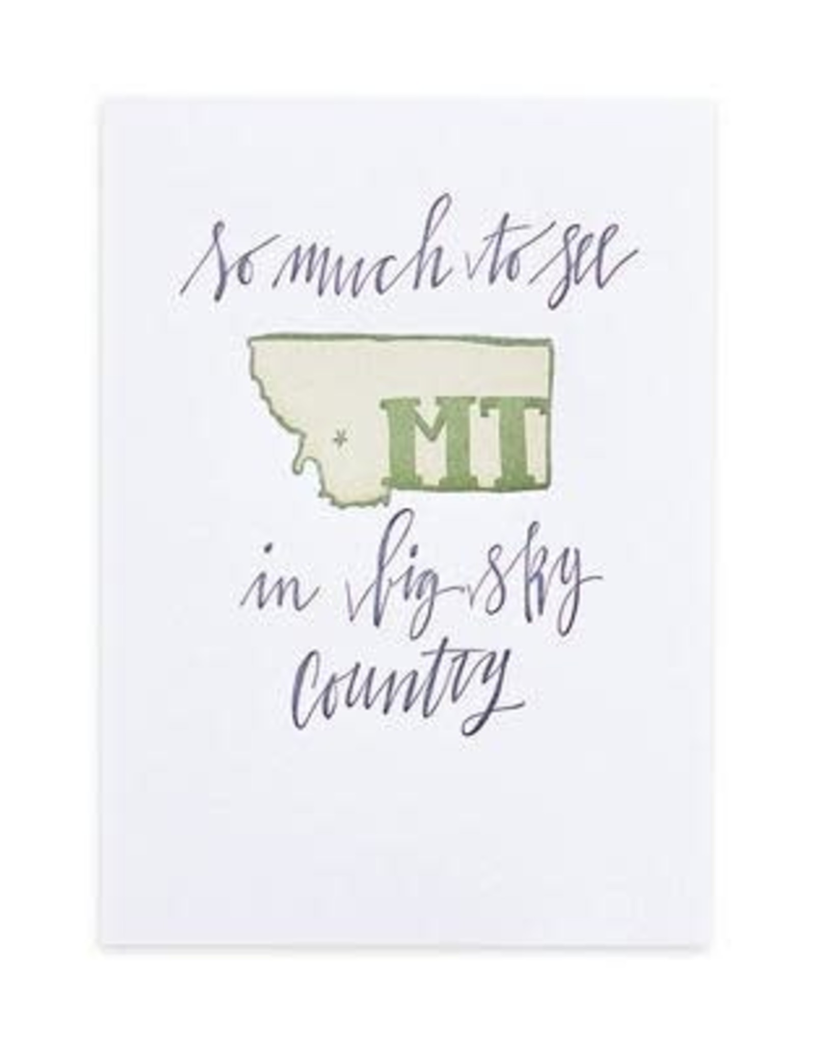 Montana Letterpress Print