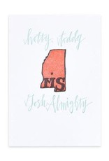 Mississippi Letterpress Print