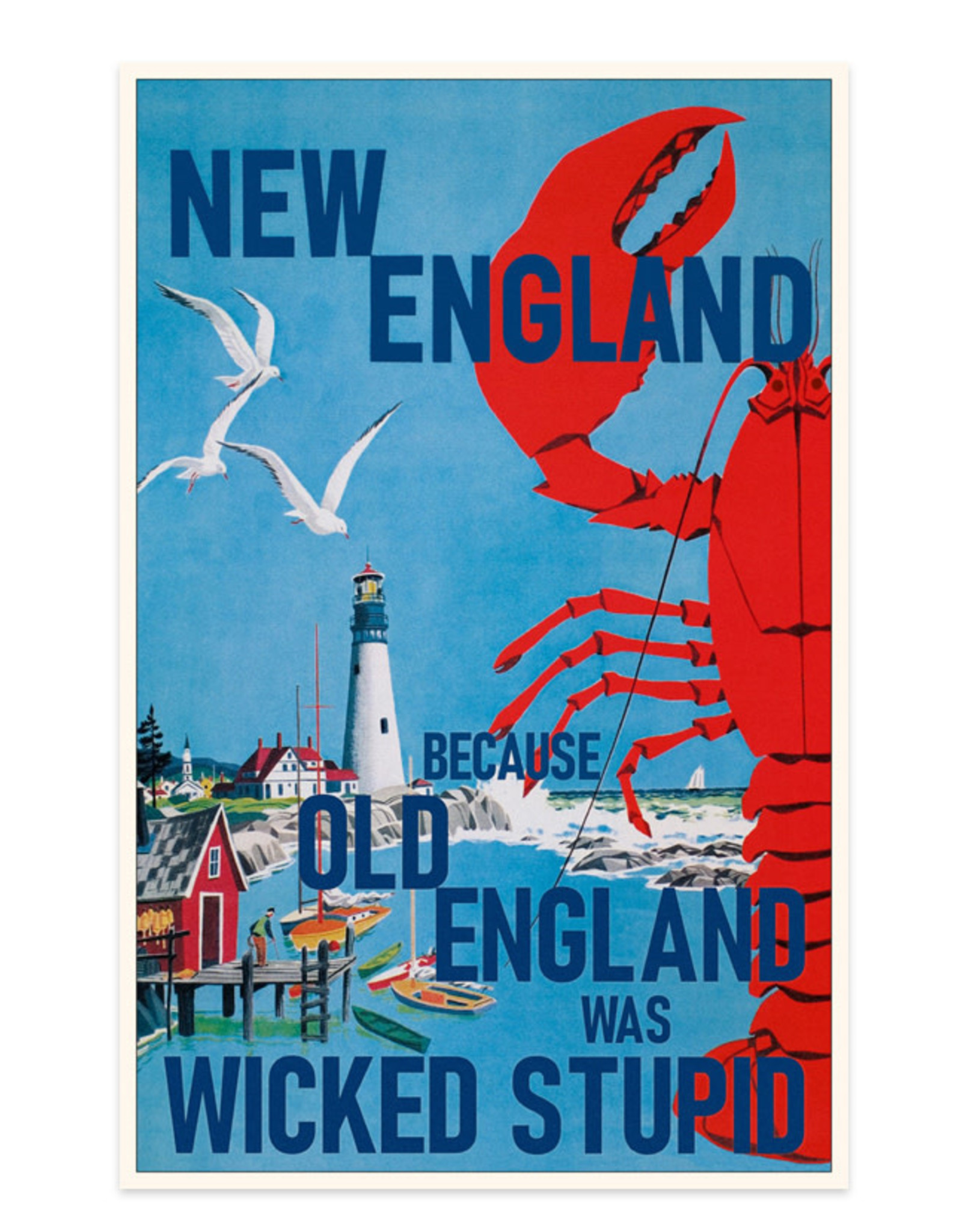 New England Old England Print