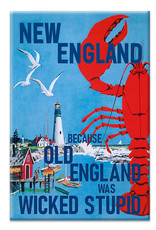 New England Old England Magnet