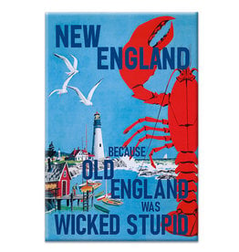 New England Old England Magnet