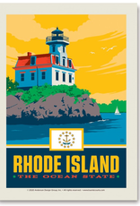 Rhode Island State Pride Postcard