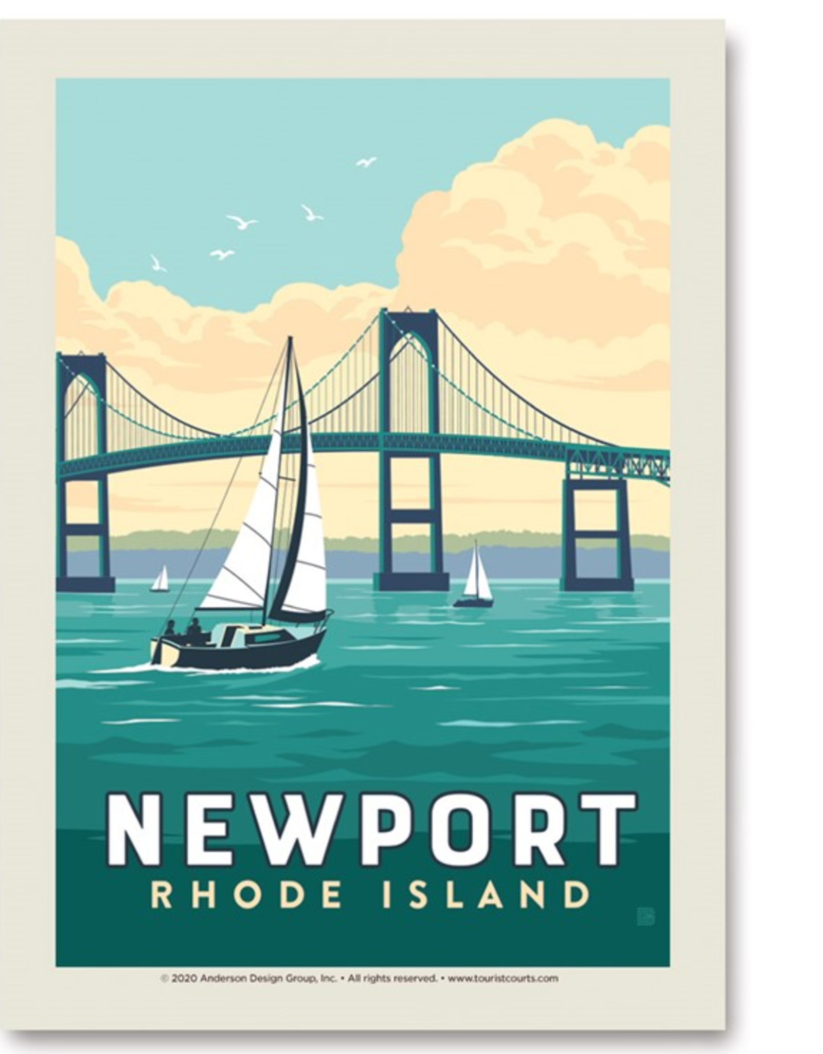 Newport Bridge Postcard