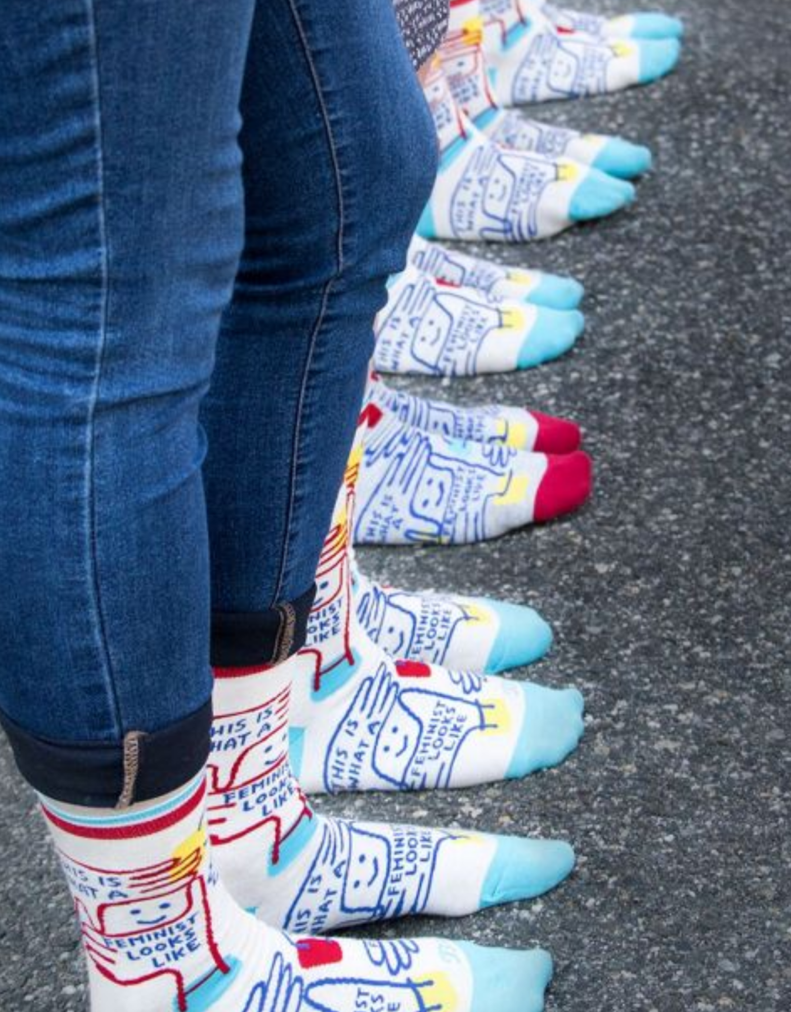 This Is What A Feminist Looks Like Women's Crew Socks *
