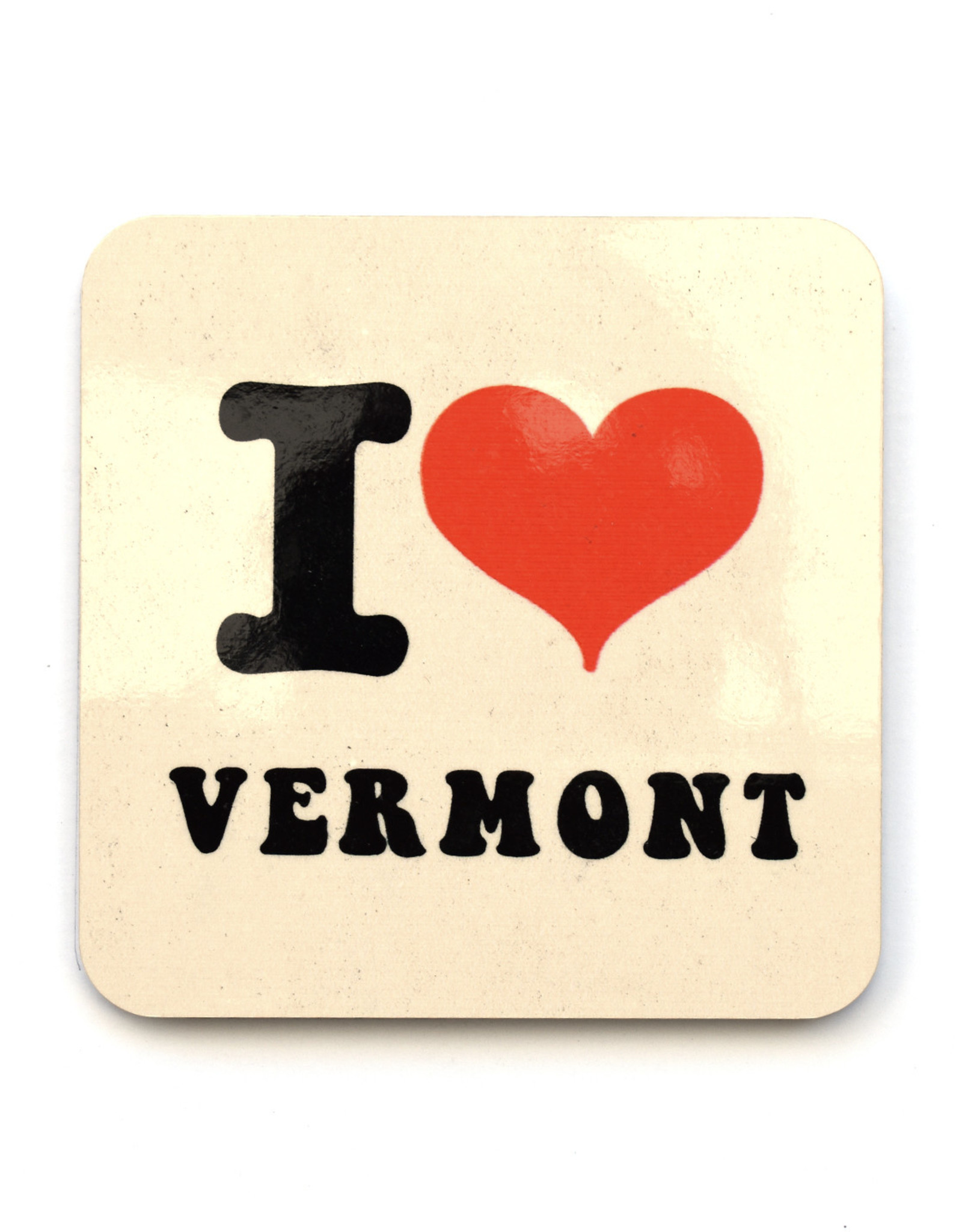 I Heart Vermont Coaster Cork Home