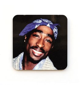 Tupac Blue Bandana Coaster