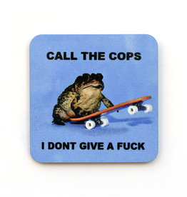 Call the Cops Frog Skateboard Coaster