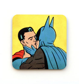 Superman & Batman Kiss Coaster