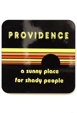 Providence: A Sunny Place for Shady People Black Coaster