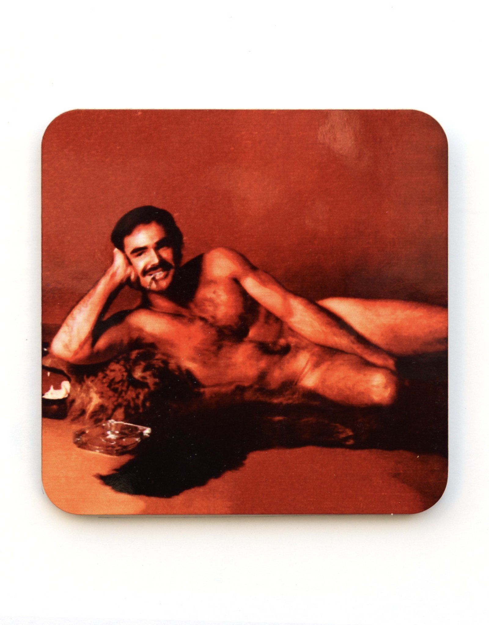 Burt Reynolds Naked Coaster