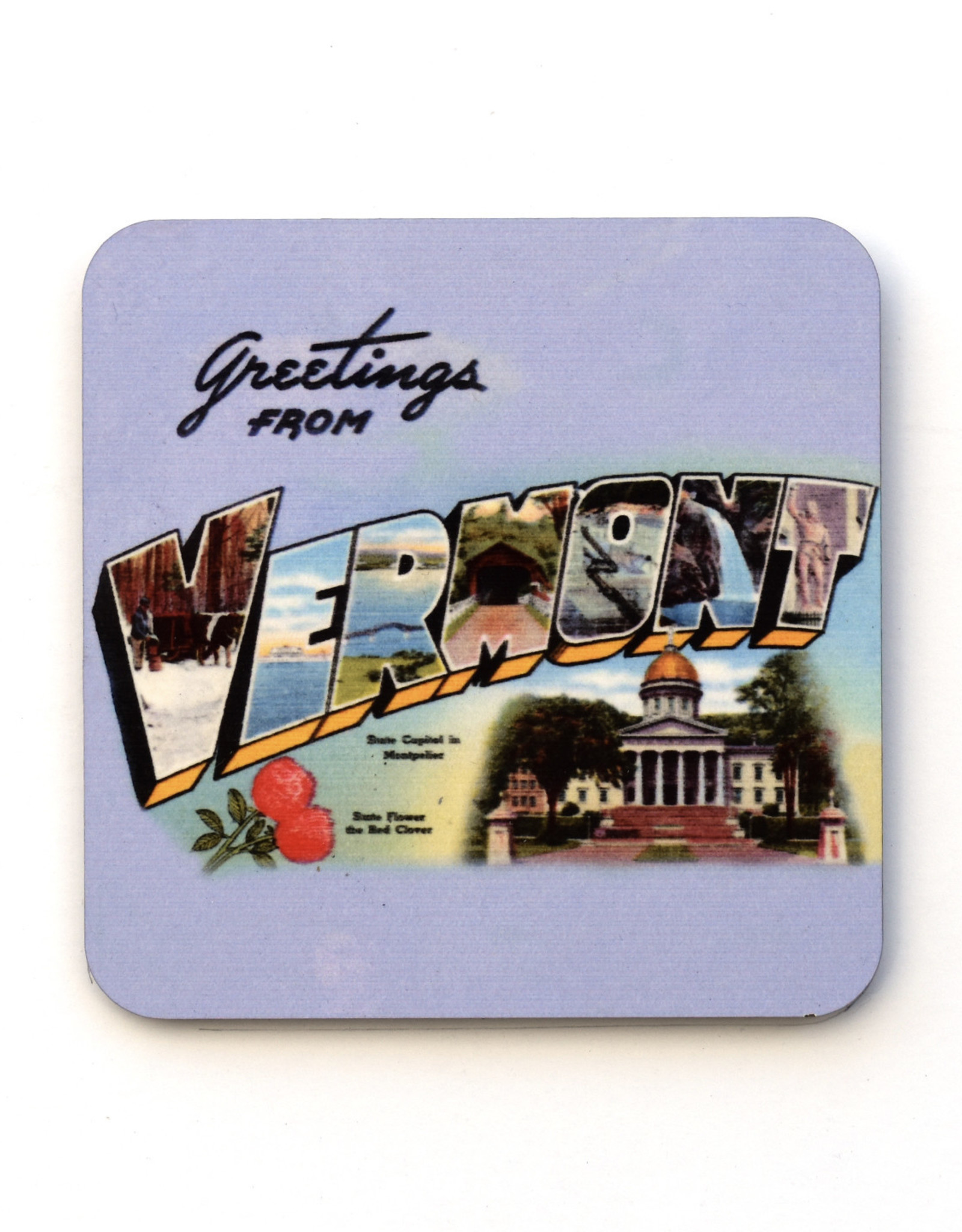 Greetings From Vermont Coaster Cork Home