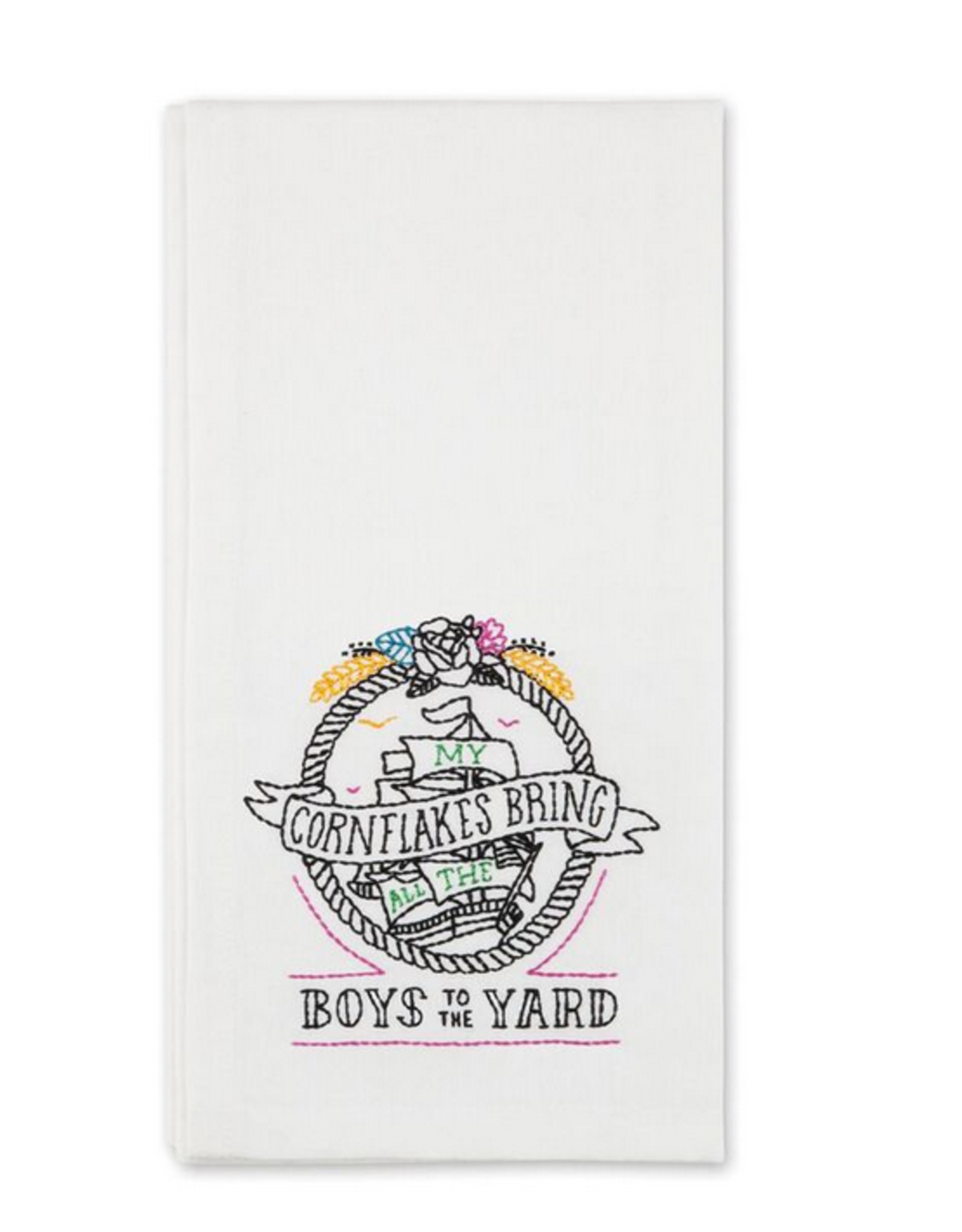 My Cornflakes Bring All The Boys To The Yard Dish Towel*