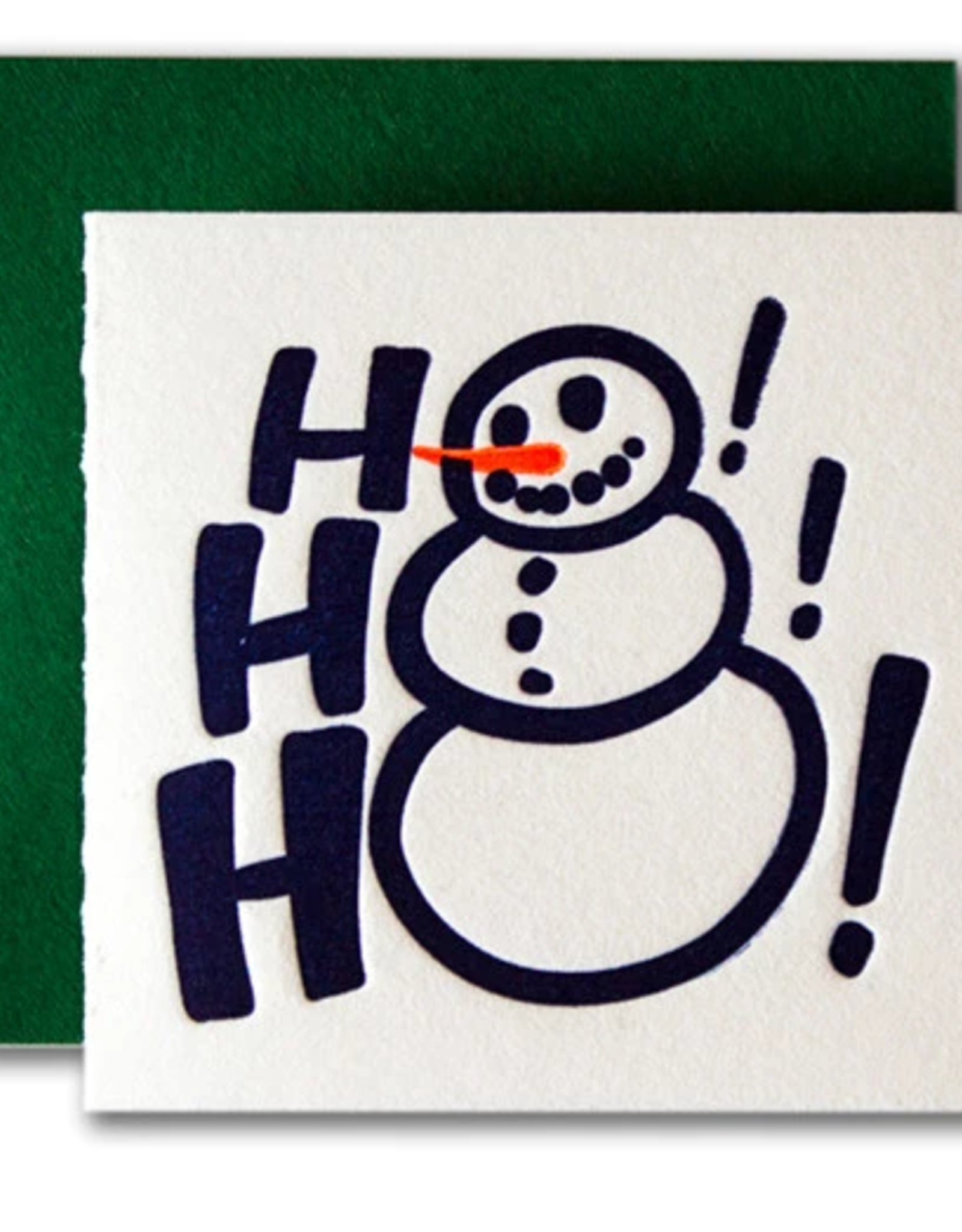 Ho Ho Ho Snowman Tiny Card
