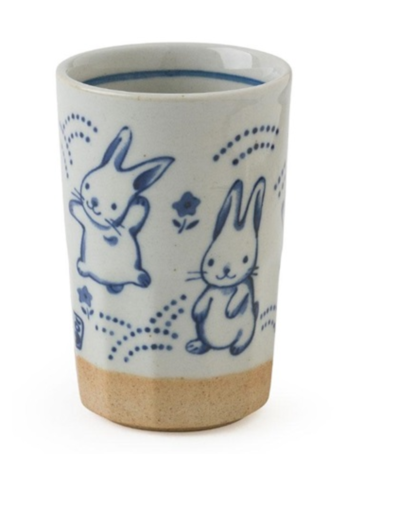 Blue Rabbits Ceramic Cup