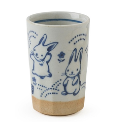 Hopping Rabbits Ceramic Cup