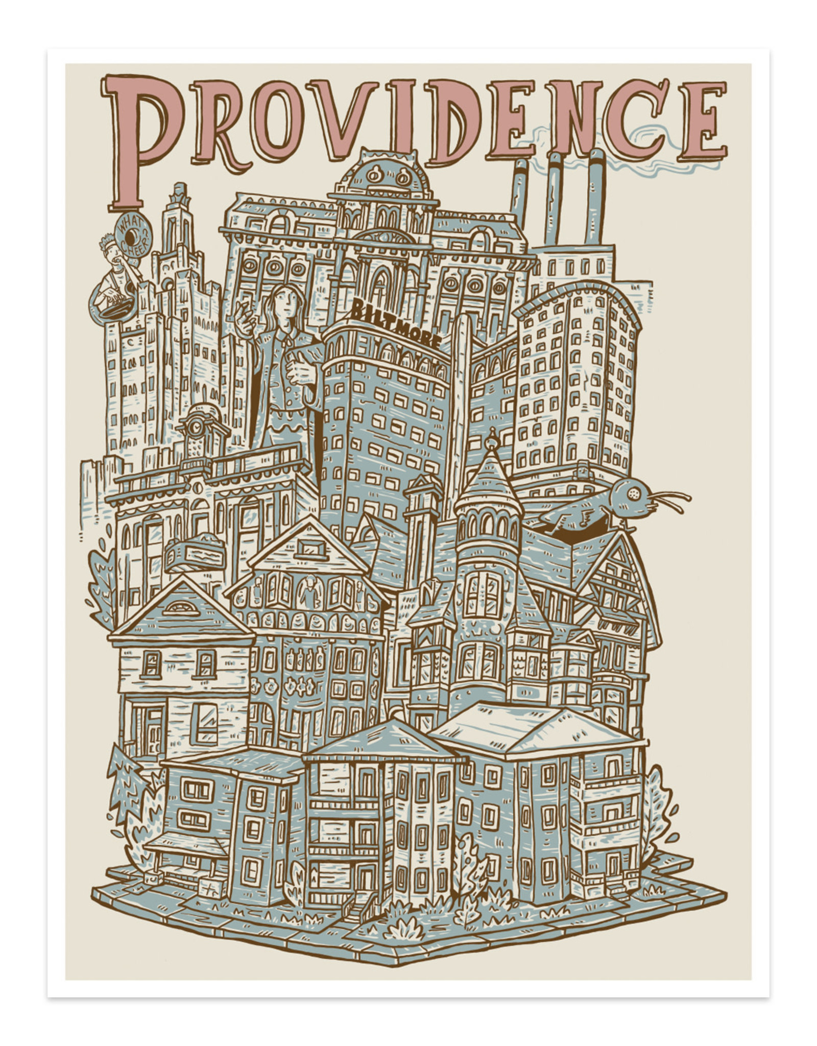 Providence Cityscape Print