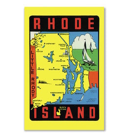 Rhode Island Map Print