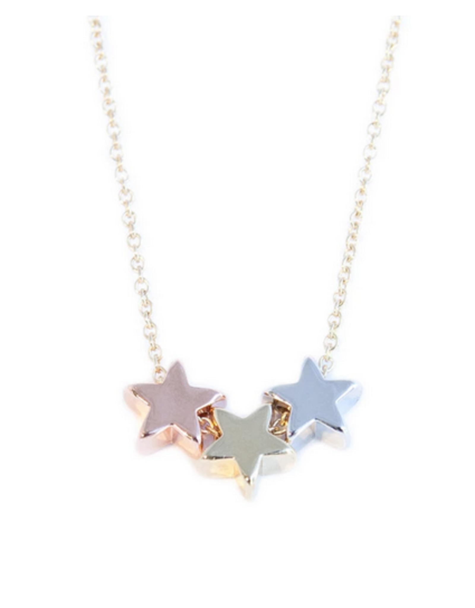 Three Wishes Stars Necklace