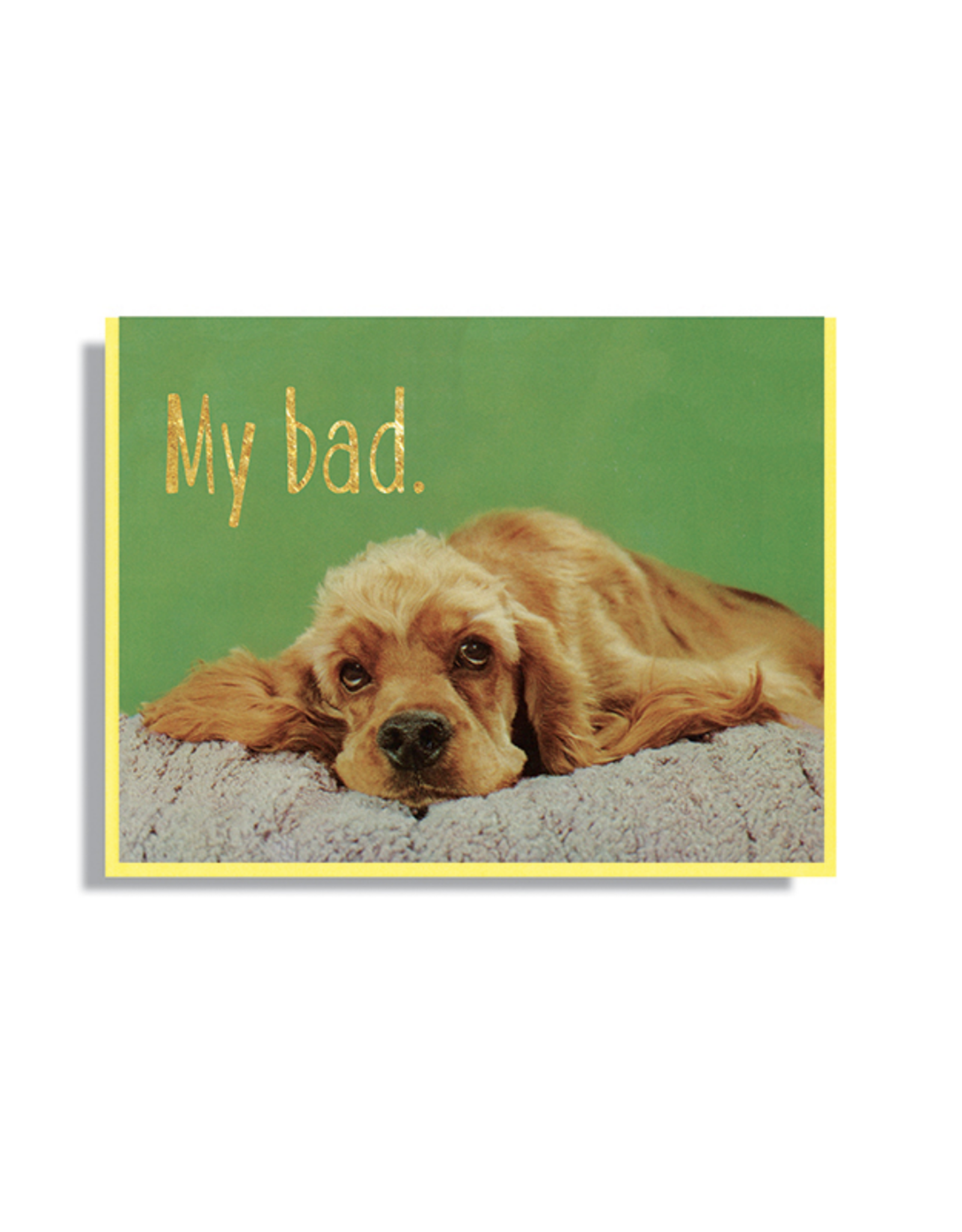 My Bad Dog Greeting Card