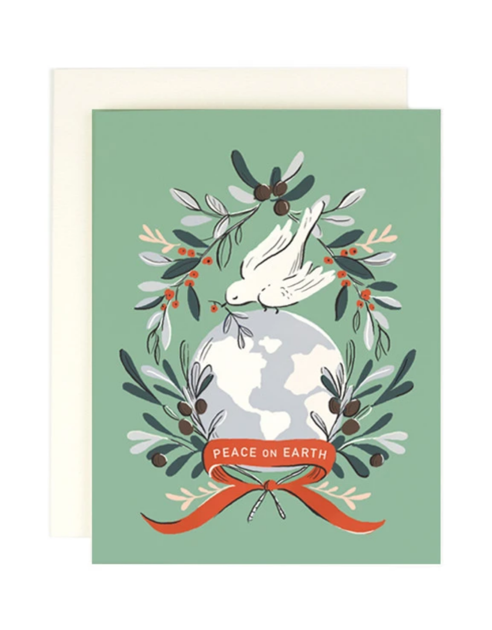 Peace On Earth Greeting Card Home