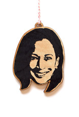 Kamala Harris Wooden Ornament