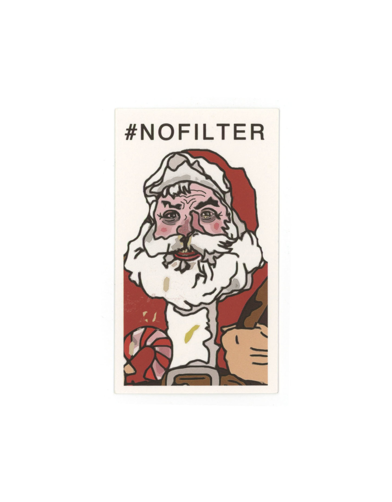 Santa #nofilter Mini Card