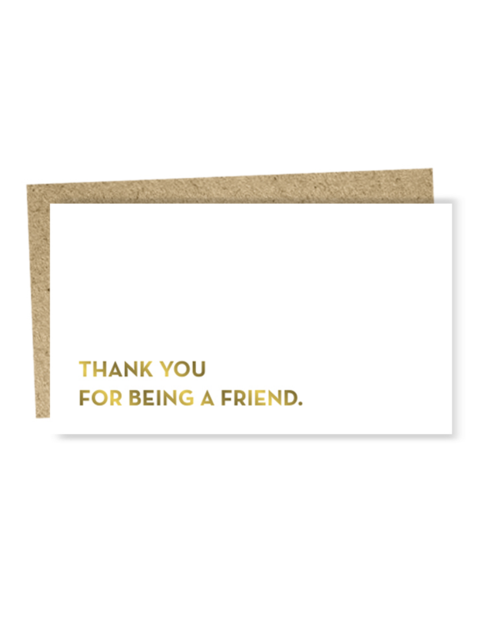 Thank You For Being A Friend Enclosure Card Home