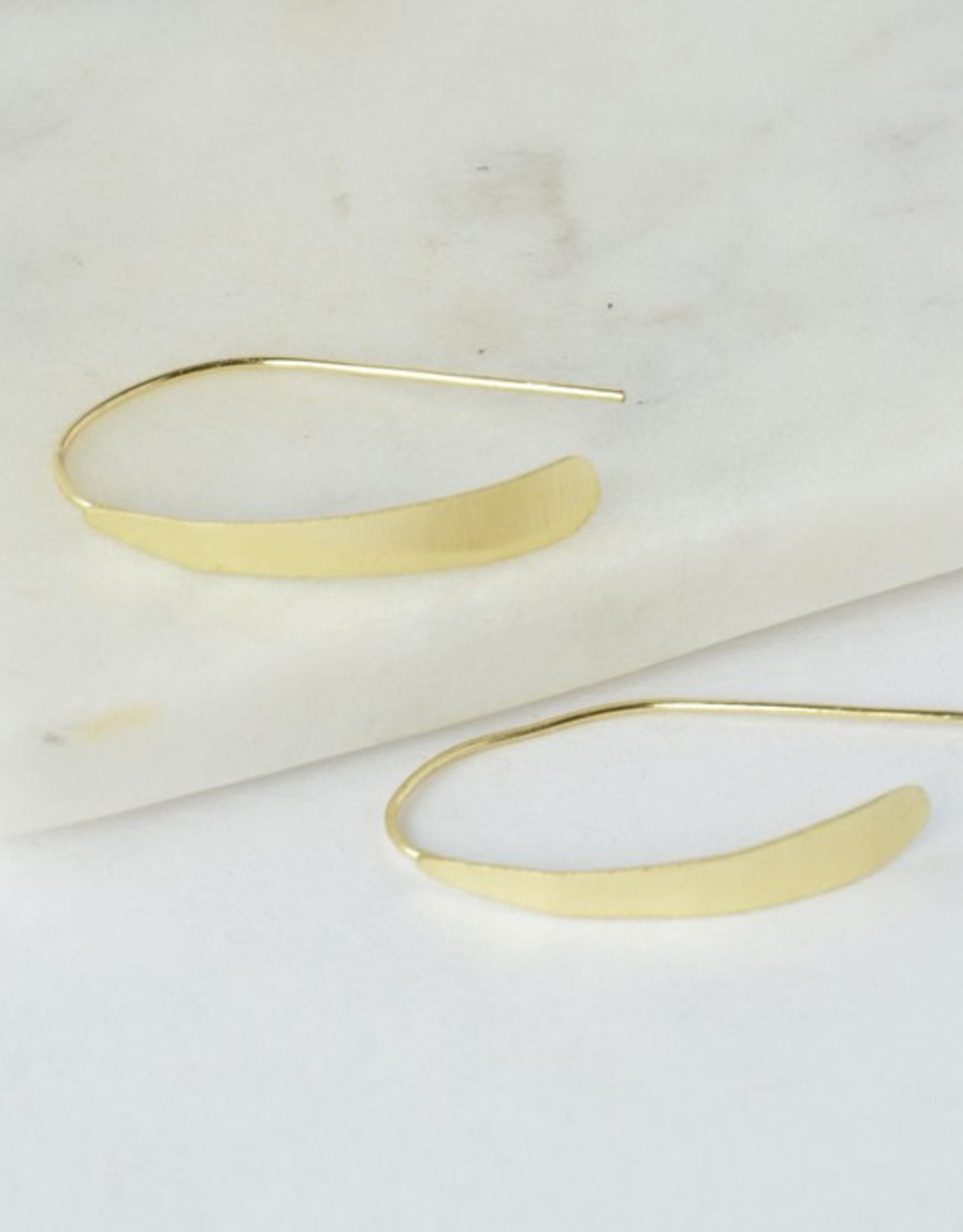 Faux Hoop Earrings (Silver or Brass!)