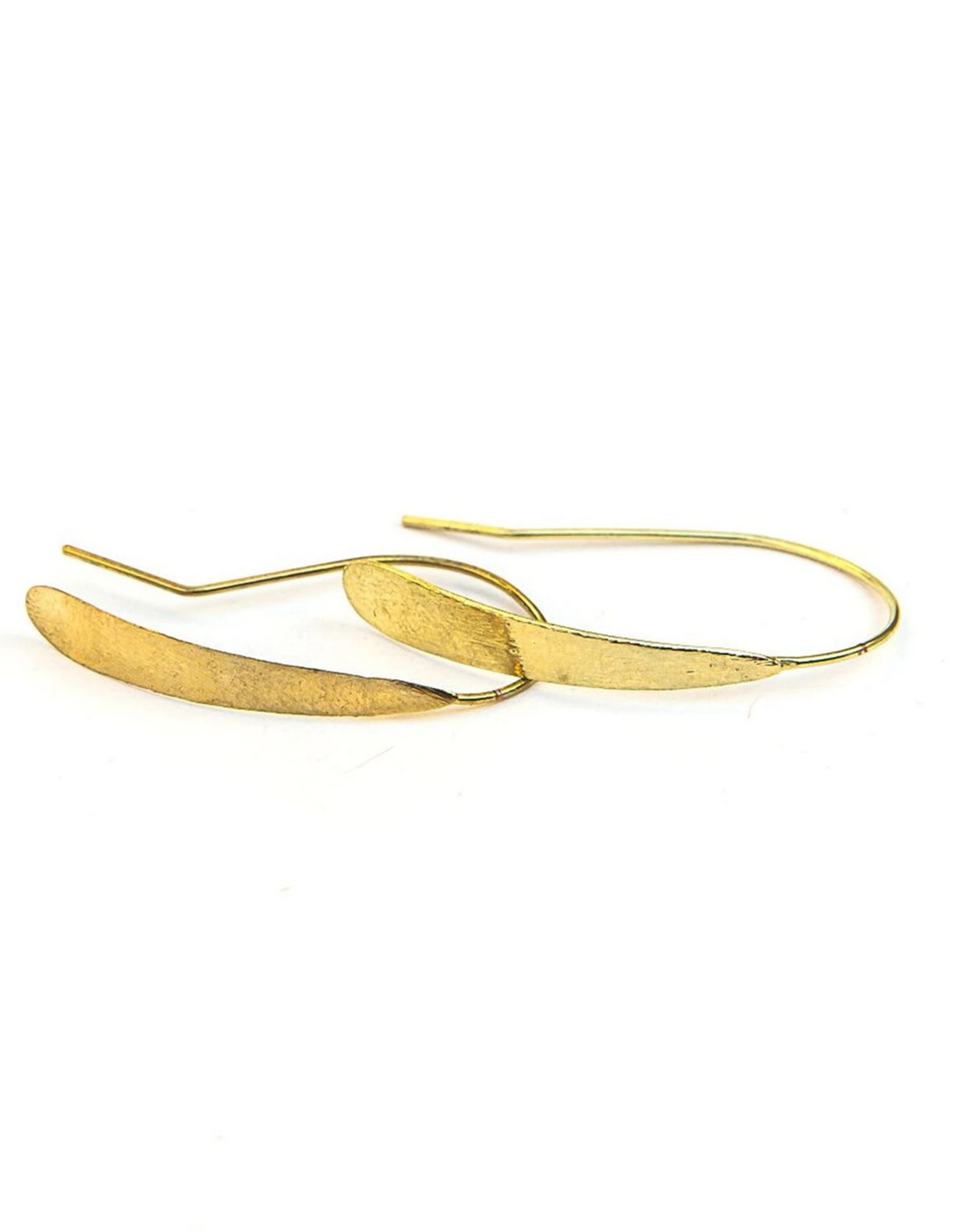 Faux Hoop Earrings (Silver or Brass!)