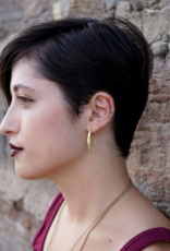 Faux Hoop Earrings (Silver or Brass!)