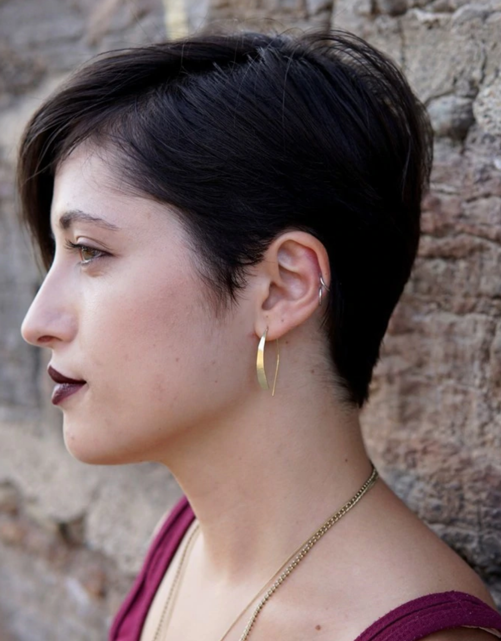 Faux Hoop Earrings (Silver or Brass!)