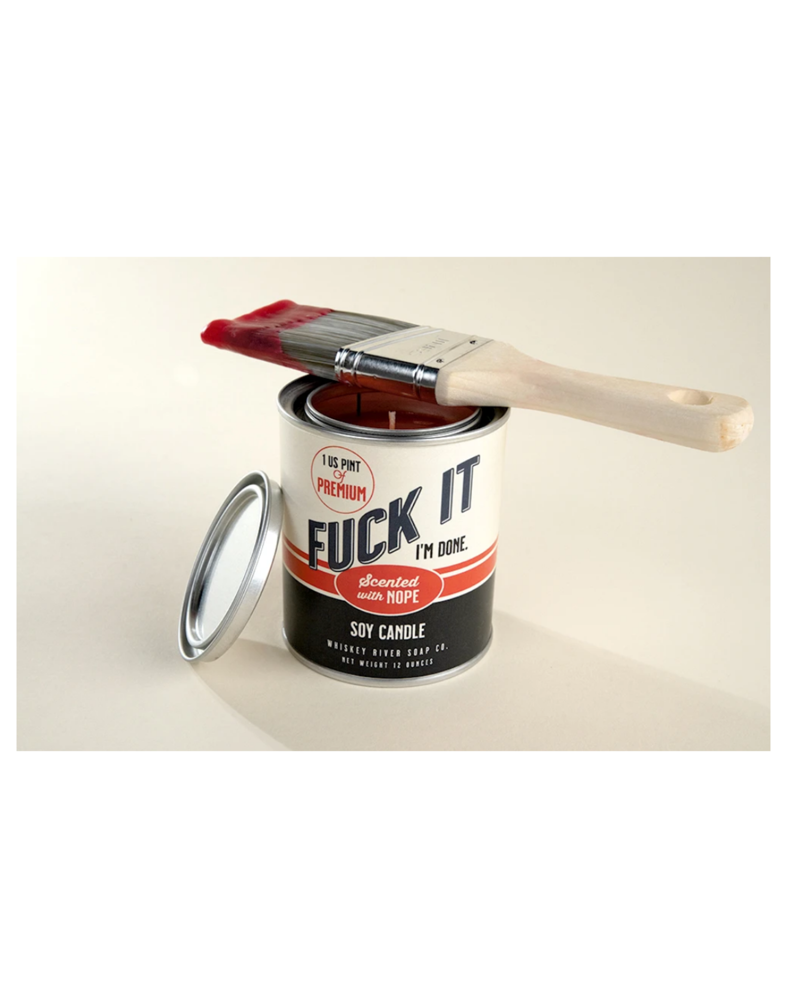 Fuck It Paint Can Candle