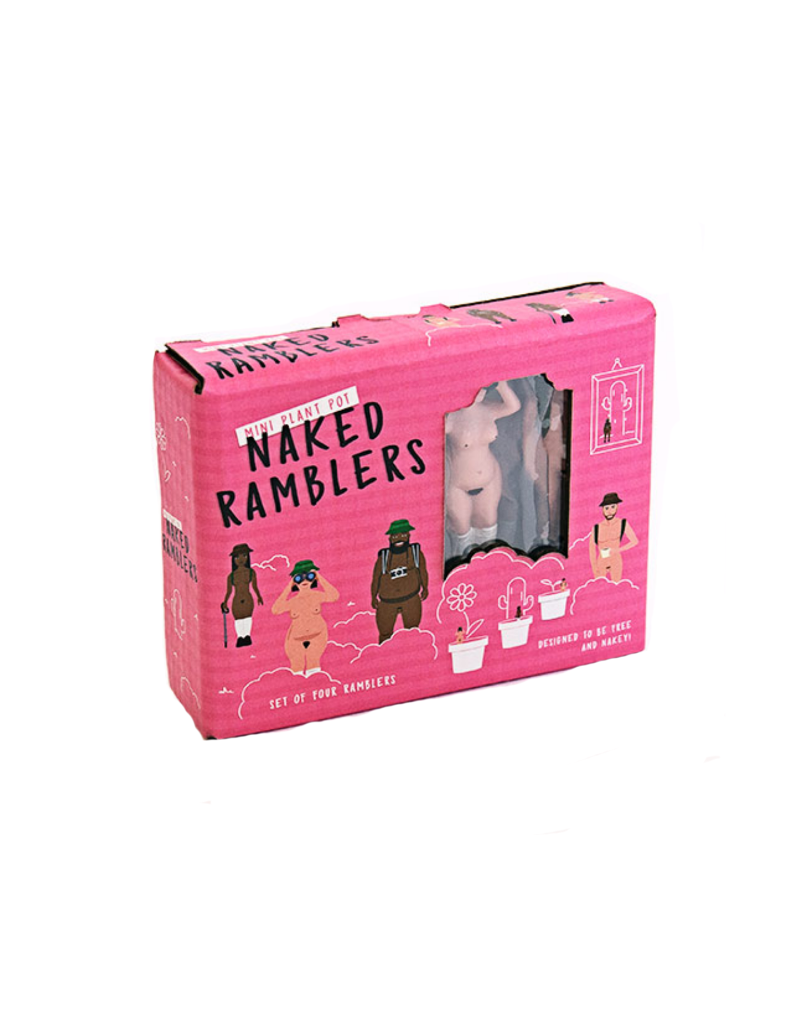 Naked Ramblers Planter Decor