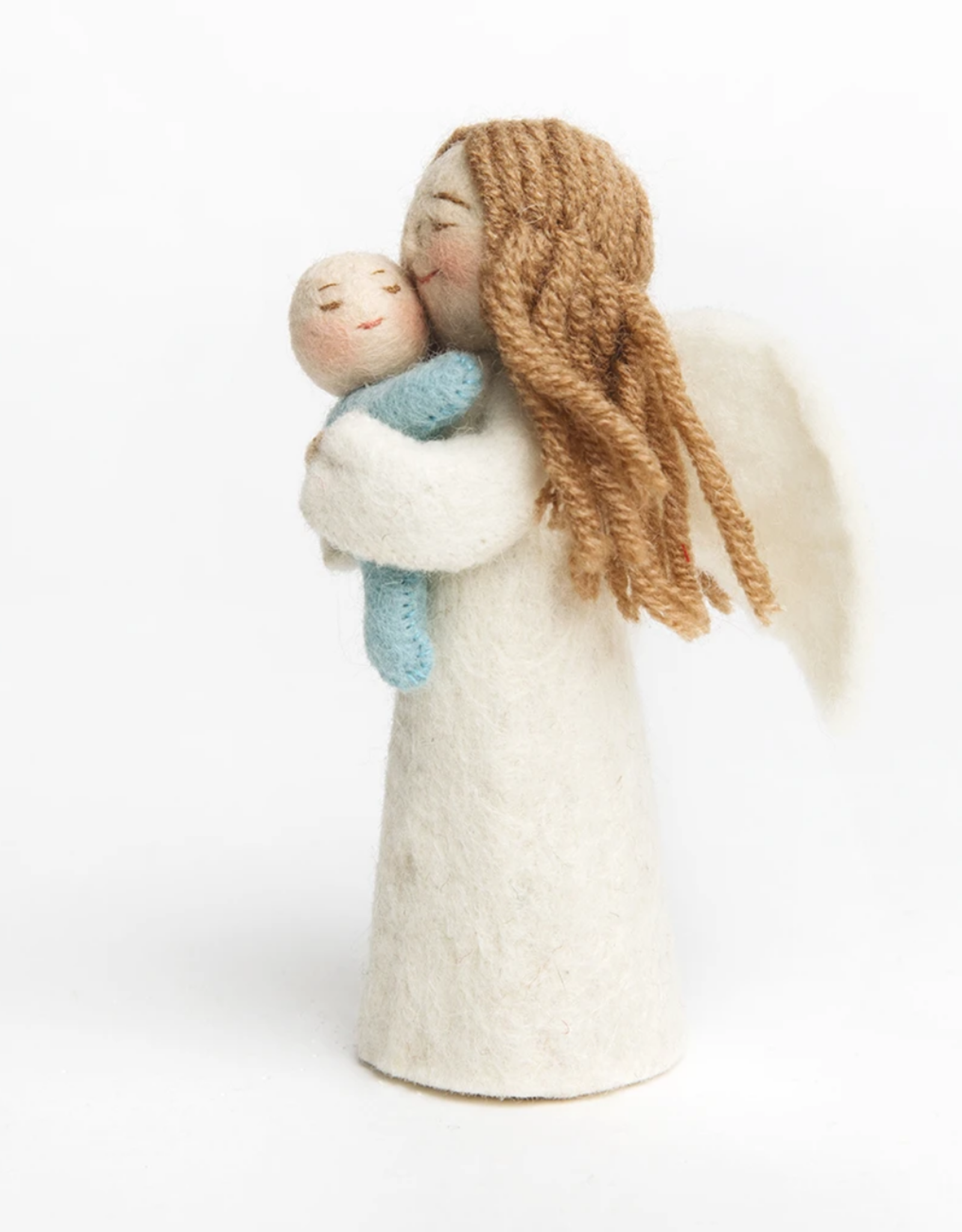Angel Gift Ornament - Blue Baby