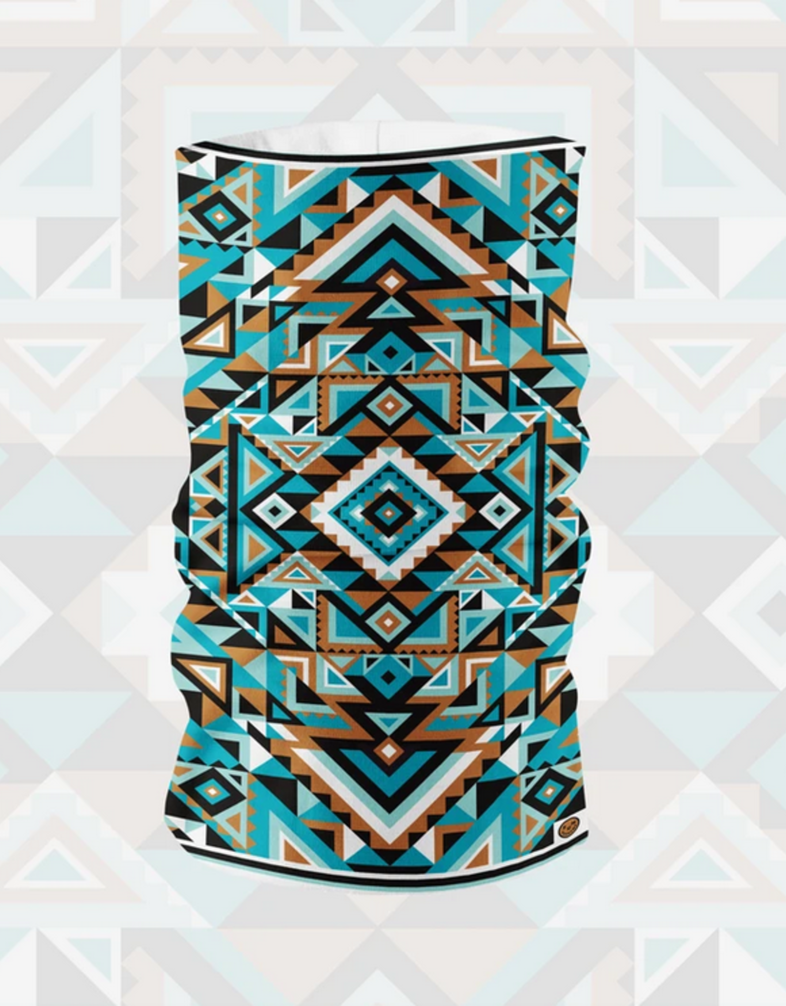 Tube Bandana Gaiter -  Blue Aztec