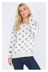 skull print sweatshirt