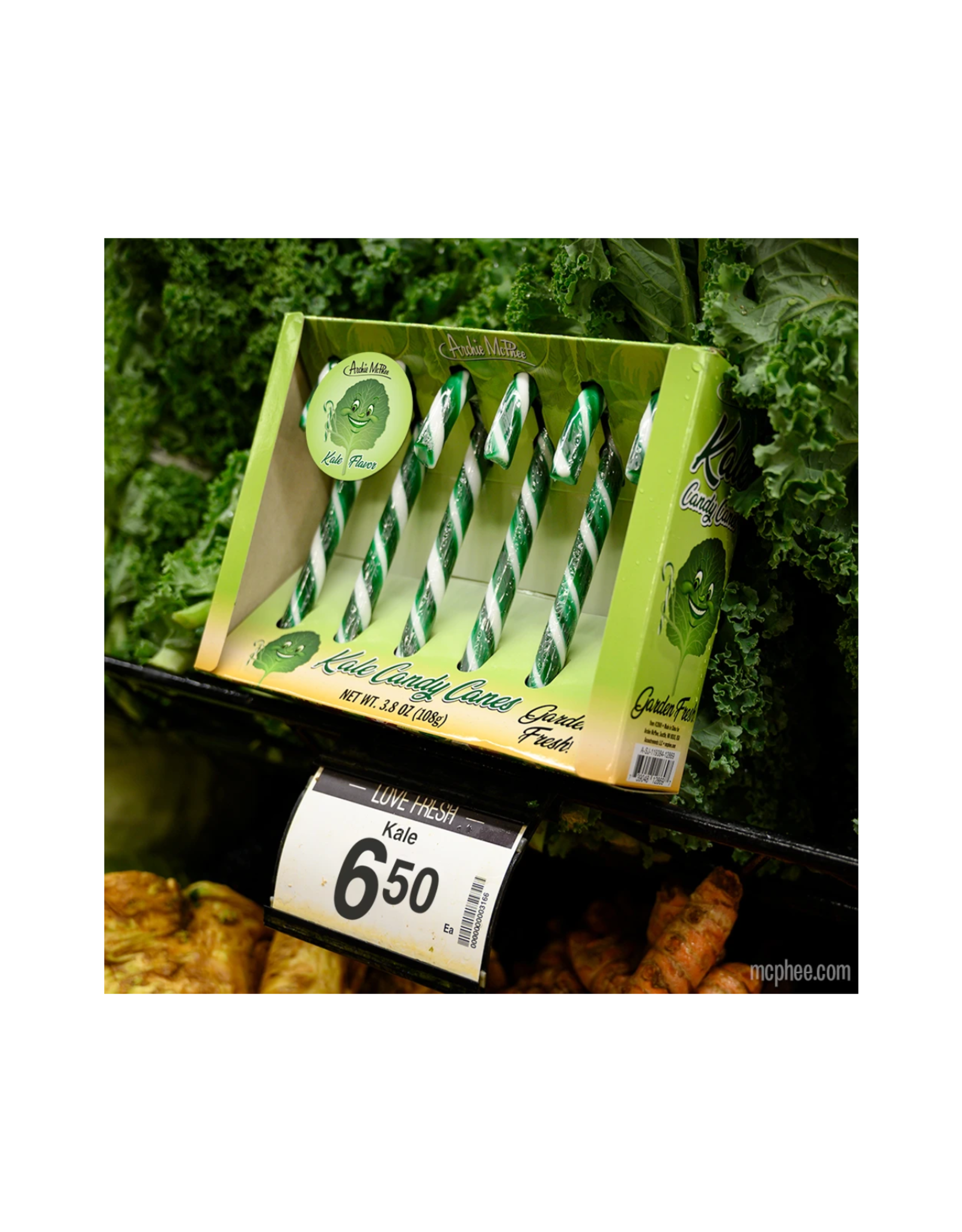 Candy Canes Set of 6 - Kale *