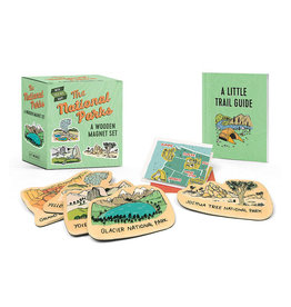 National Parks Wooden Magnet Set