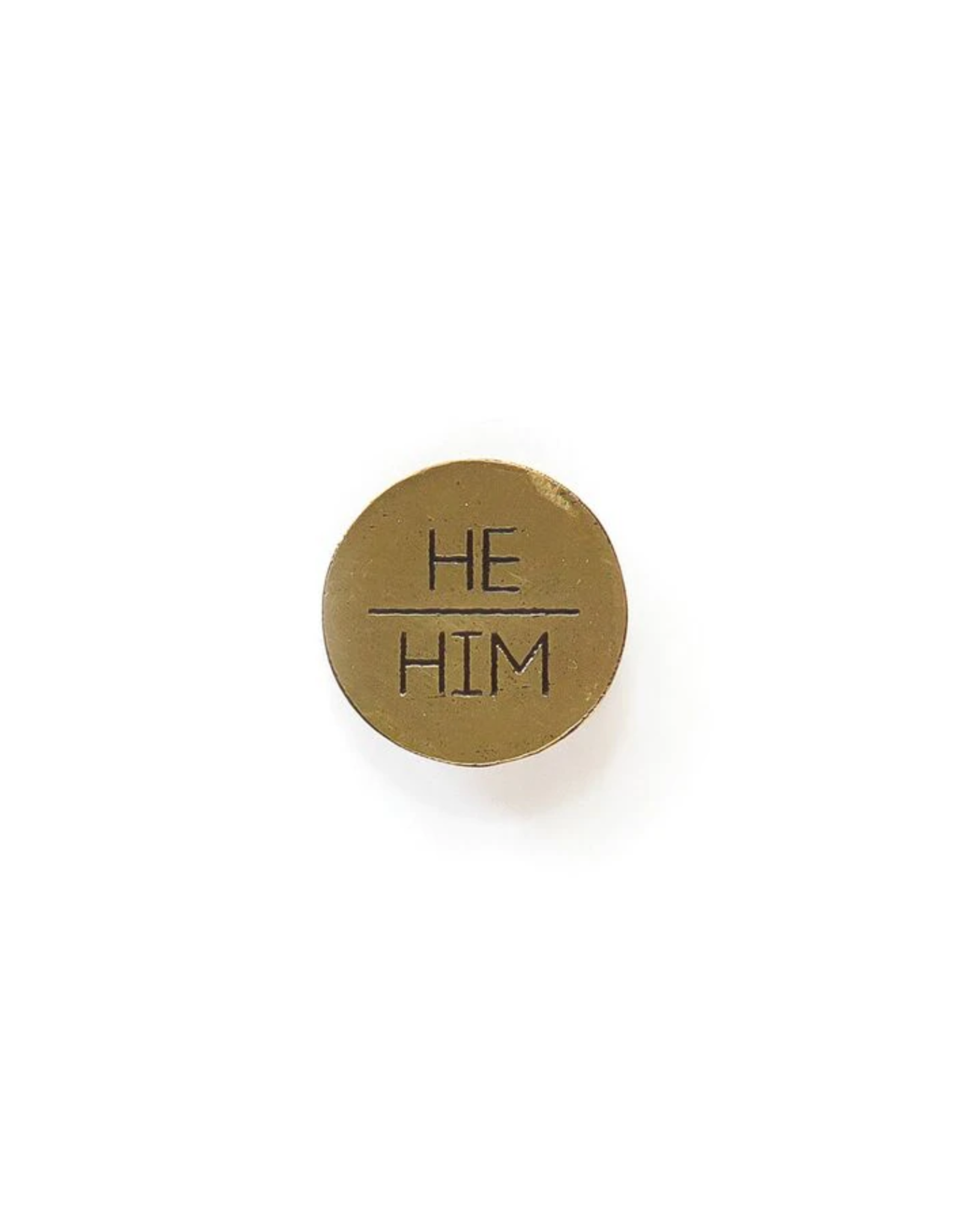 He/Him Pronoun Pin