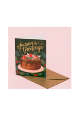 Season's Greetings Holiday Desserts Greeting Card