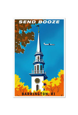 Barrington, RI "Send Booze" Greeting Card