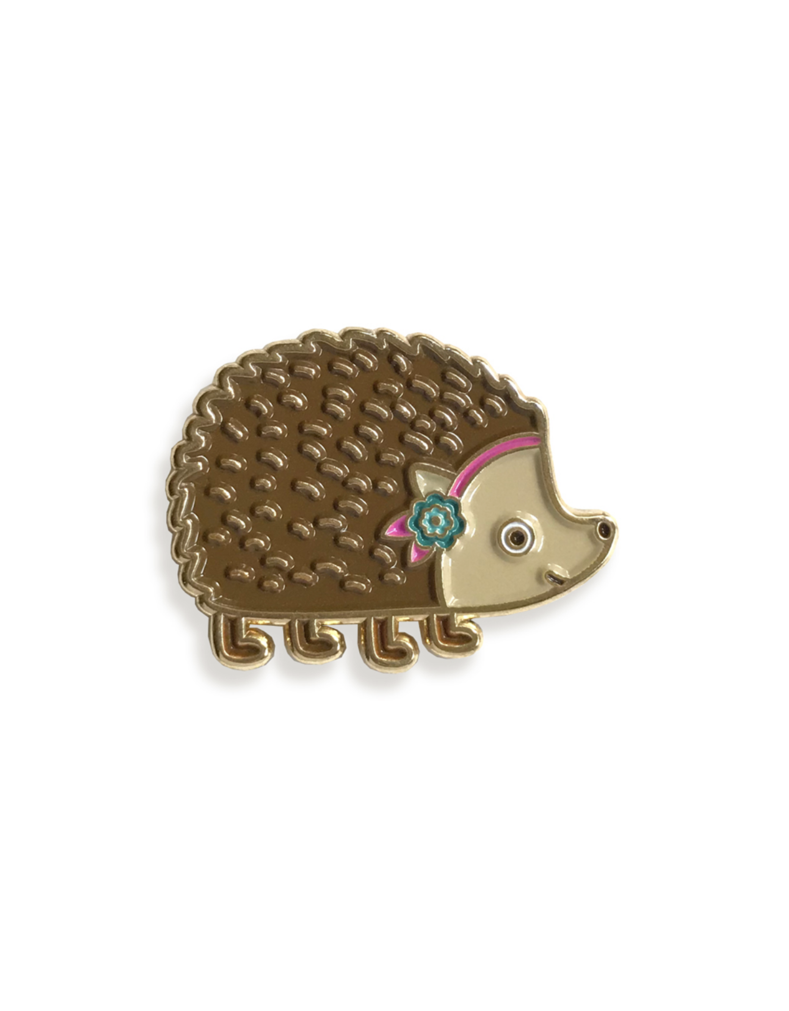 Hedgehog Enamel Pin