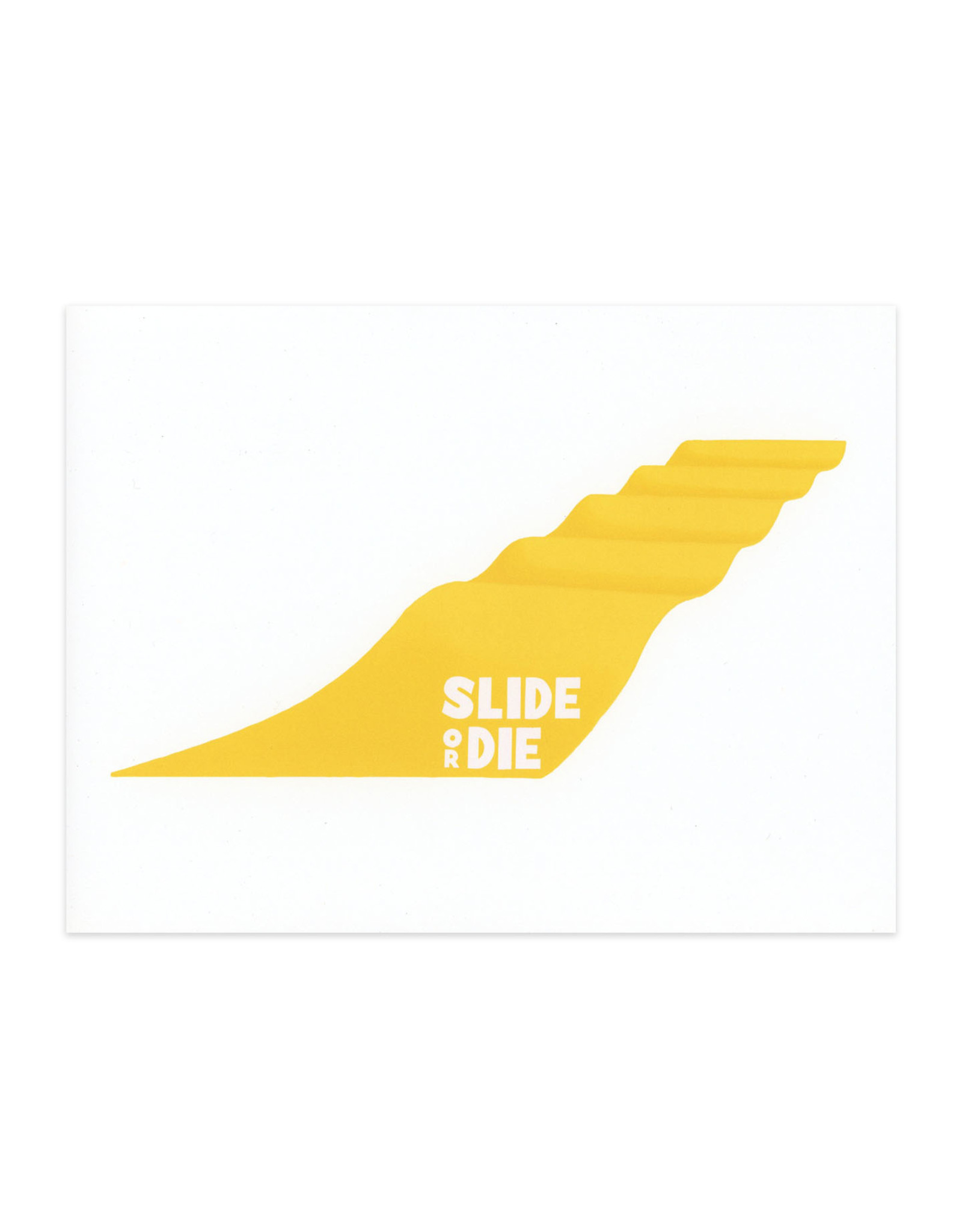 Big Yellow Slide Print