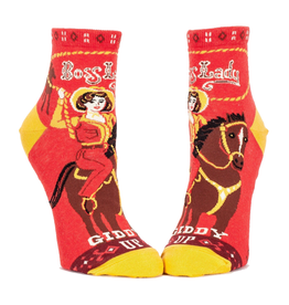 Boss Lady Giddy Up Women's Ankle Socks