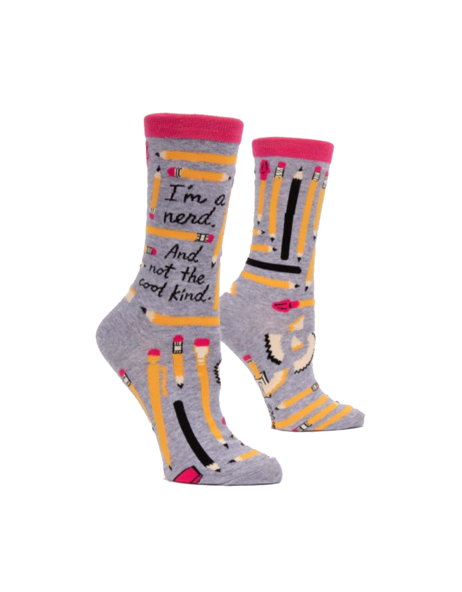 I'm a Nerd Pencils Women's Crew Socks*