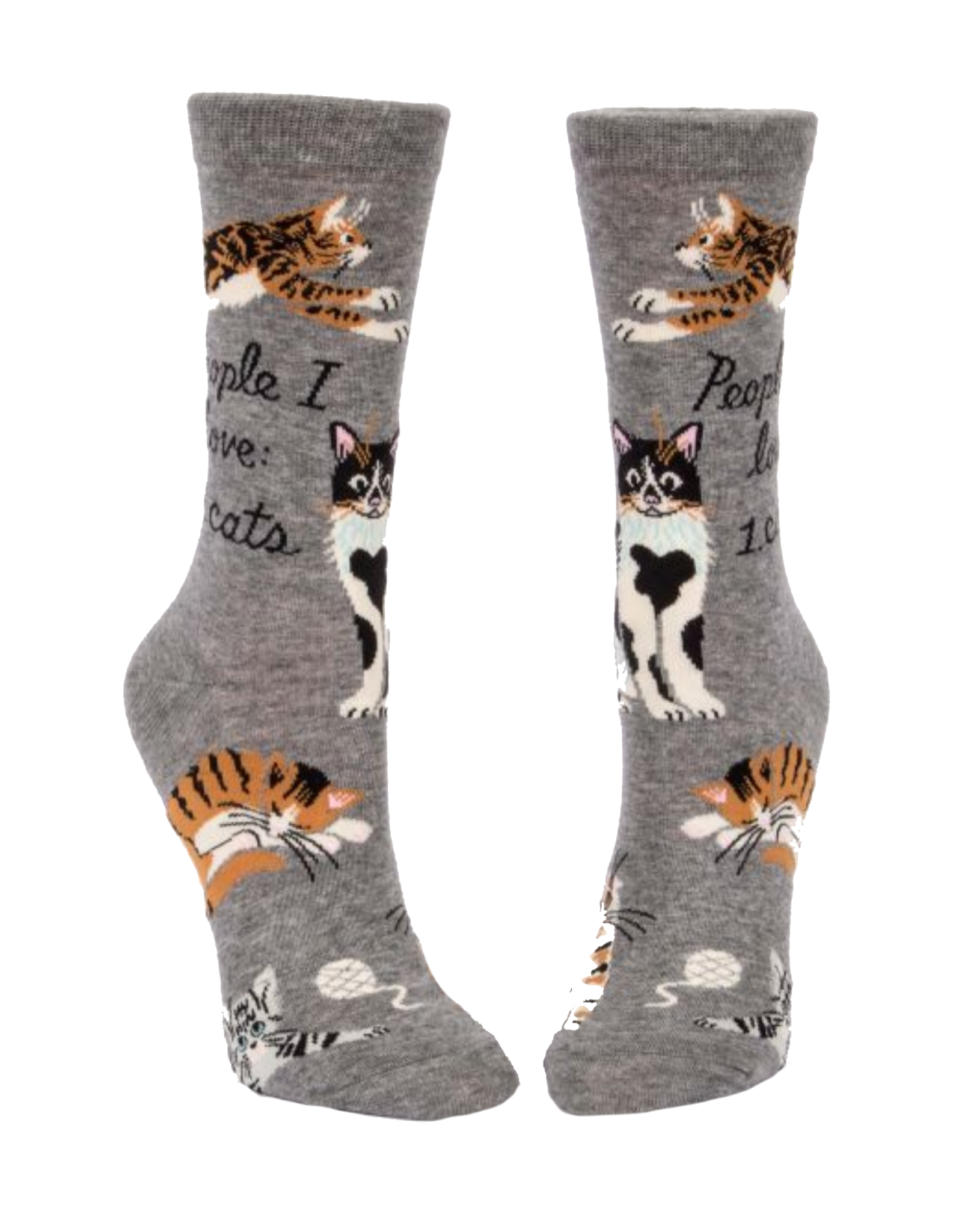 People I Love: Cat Women's Crew Socks