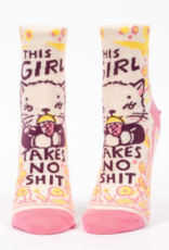 This Girl Takes No Shit Women's Ankle Socks